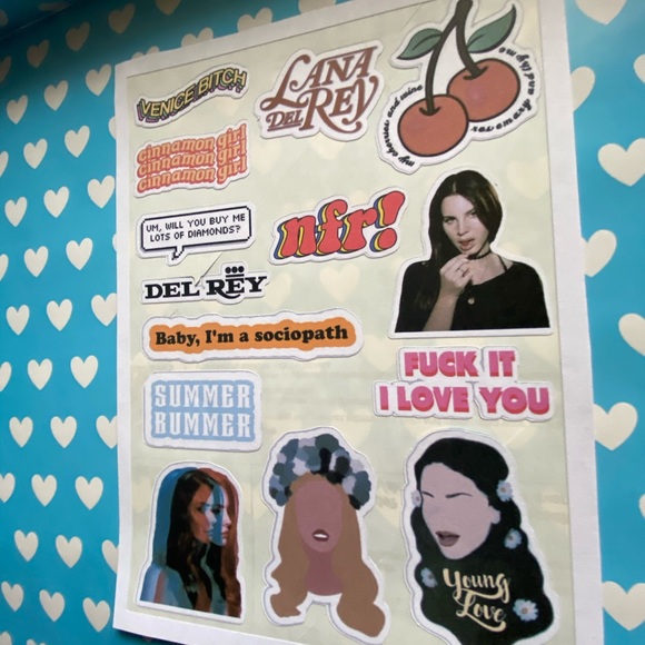 Lana Del Rey Stickers - Picture 10 of 12